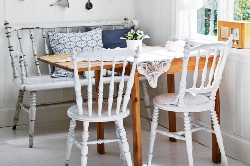 พื้นที่รับประทานอาหารสไตล์คันทรี