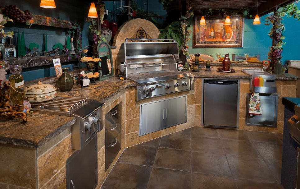 Τεχνικός εξοπλισμός της καλοκαιρινής κουζίνας