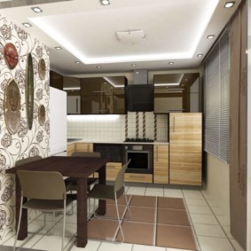 แนวคิดการออกแบบตกแต่งภายในห้องครัวขนาดเล็ก