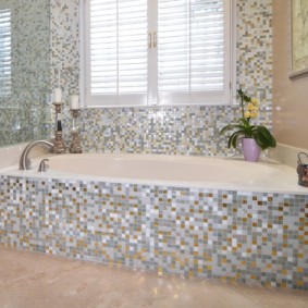 skrin bilik mandi mosaik