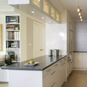 การออกแบบห้องครัวภาพขนาดเล็กตกแต่ง