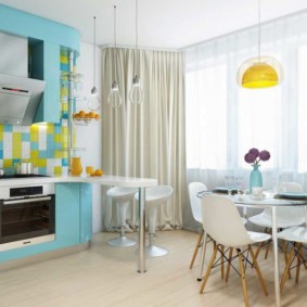 ตัวเลือกภาพการออกแบบห้องครัวขนาดเล็ก