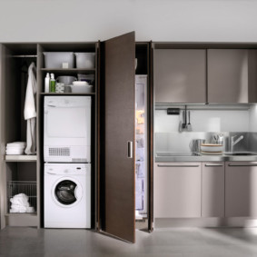 ประเภทการออกแบบห้องครัวขนาดเล็ก