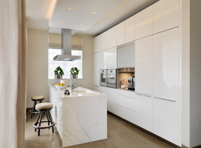 Modern kitchen interior in a city apartment