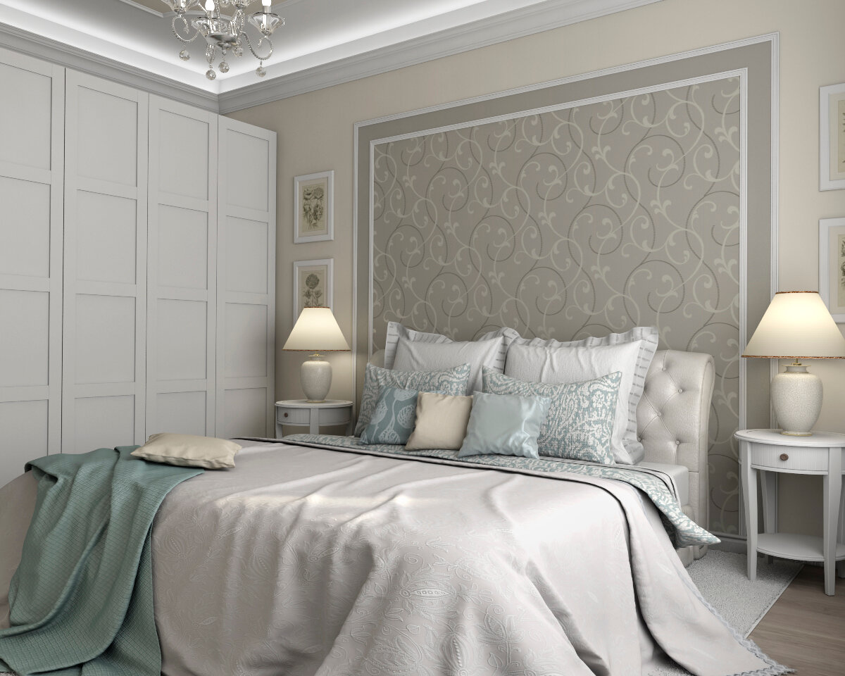 chambre design 12 m² classique