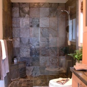 douchecabine in het badkamerontwerp