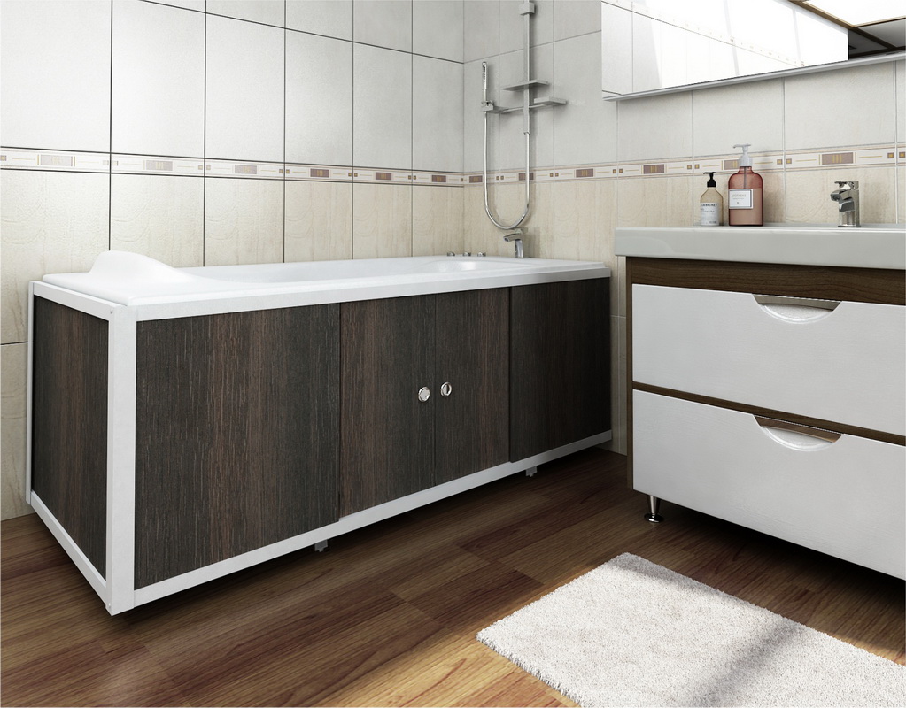 skrin dalam idea reka bentuk bilik mandi