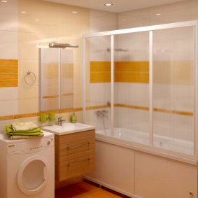 skrin dalam hiasan foto bilik mandi