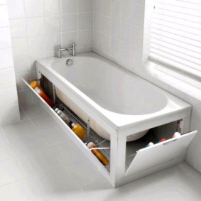 skrin dalam idea hiasan bilik mandi