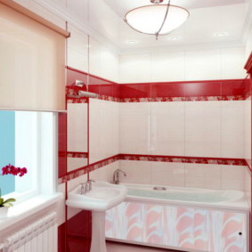 skrin dalam idea reka bentuk bilik mandi