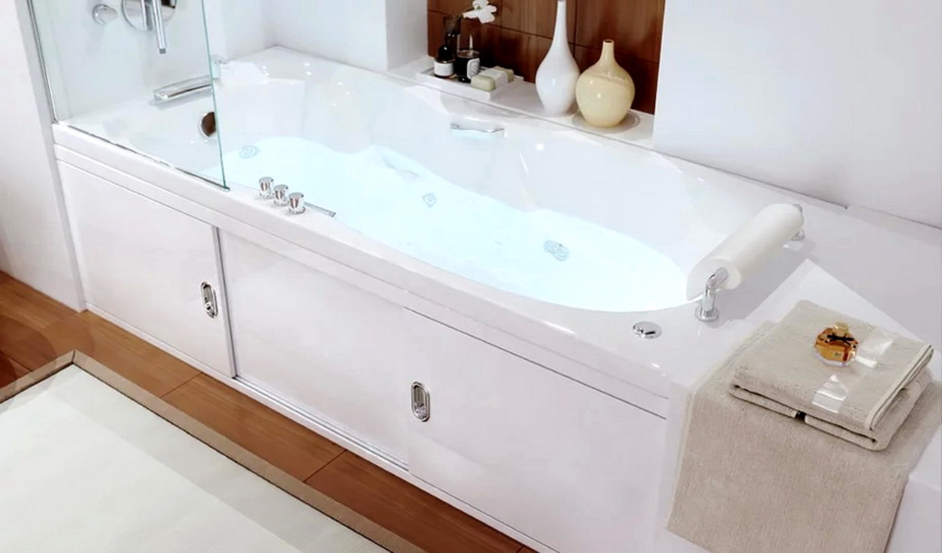 skrin di bilik mandi