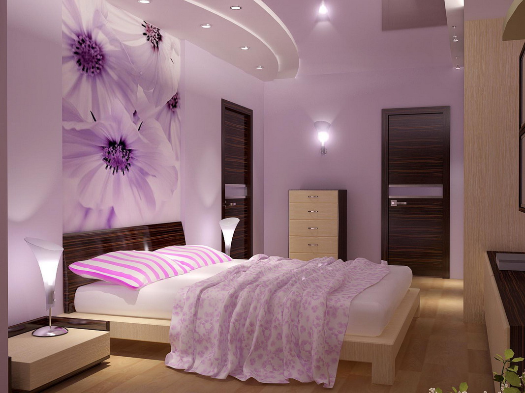 idées de chambre violette idées