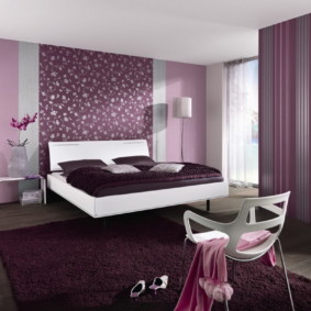 vues de la chambre violette