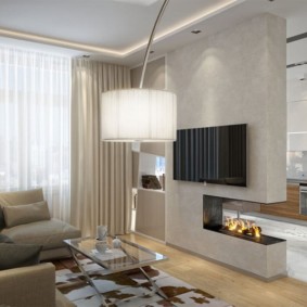 TV di portal perapian hiasan