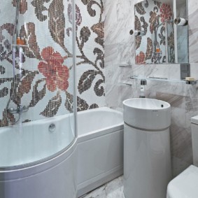 Lavabo compact avec tiroir pour petite baignoire