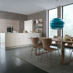 Kitchen chairs with plywood backs