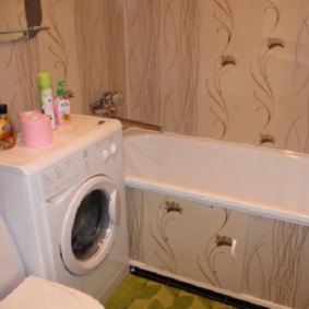 Panneaux de salle de bain en plastique décor