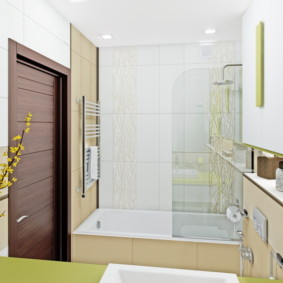 Éclairage carré au plafond de la salle de bain