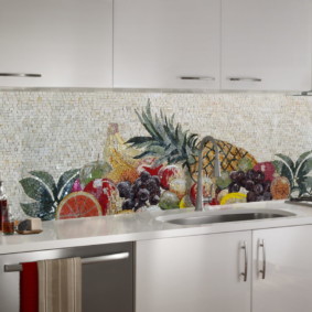 Gekacheltes Obst und Gemüse