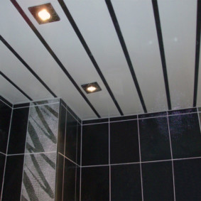 Azulejo rectangular negro