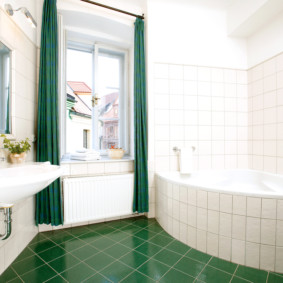 Emerald Straight Κουρτίνες