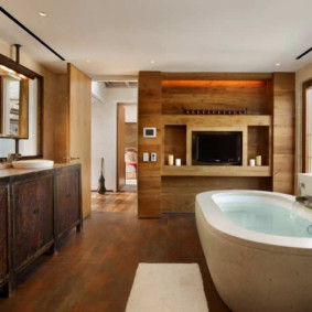 Ξύλο στο μπάνιο