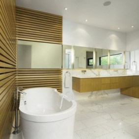 Modern style bathroom design