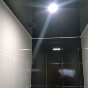 Toile de plafond tendue noire