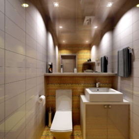 Surface de plafond marron