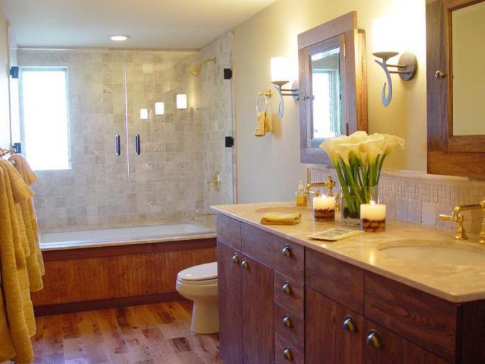 glass bathroom curtain