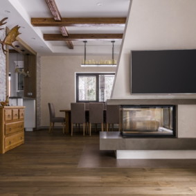 การออกแบบห้องครัวในบ้านในชนบท