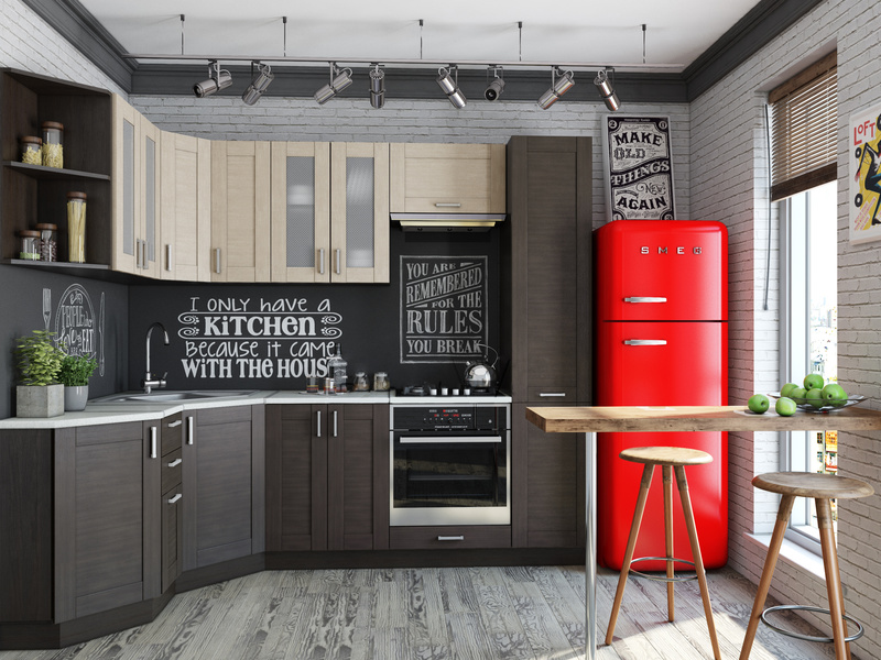 triángulo de trabajo en la cocina