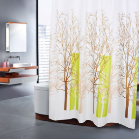 bagaimana untuk memilih langsir untuk idea reka bentuk bilik mandi