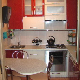 Set sudut merah dan putih