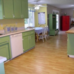 stratifié dans les options d'idées de cuisine