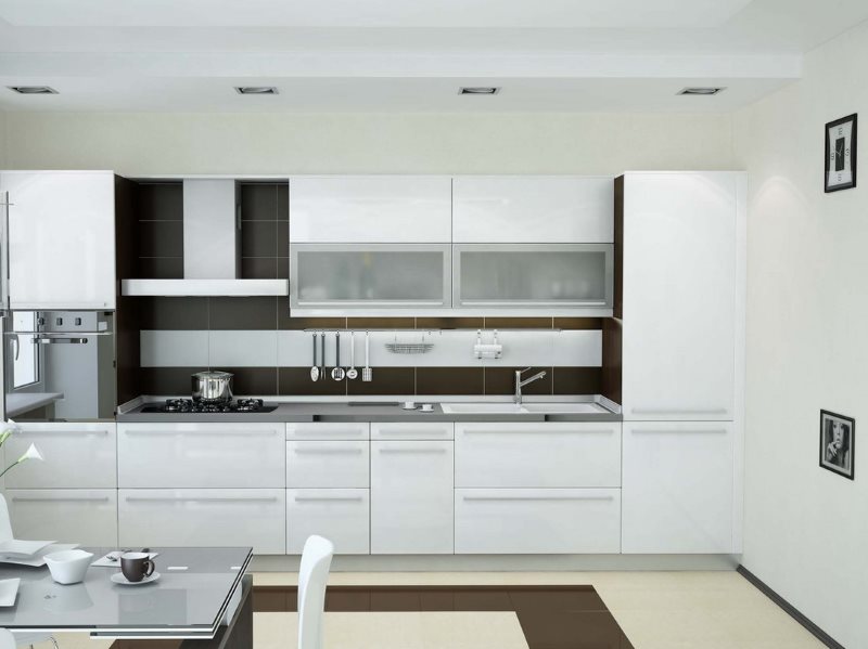 White Linear Art Nouveau Set