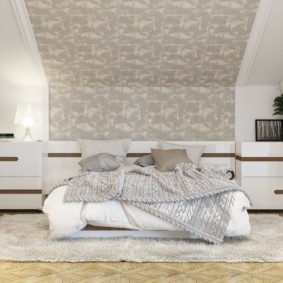 vues de la chambre mansardée