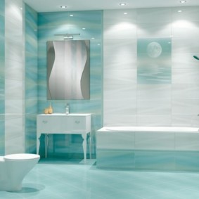 Design de salle de bain dans un style contemporain