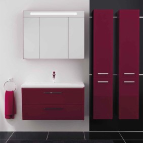 ντουλάπι τοίχων στο εσωτερικό ιδέες μπάνιο