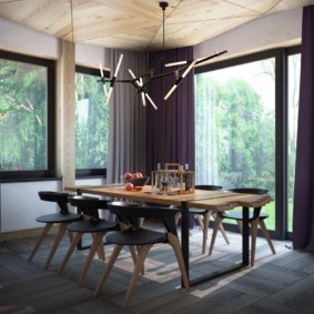 ruang makan di idea hiasan dapur