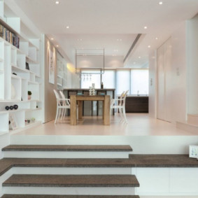 ruang makan di reka bentuk foto dapur