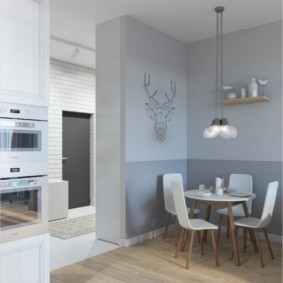 ruang makan di ruang dapur