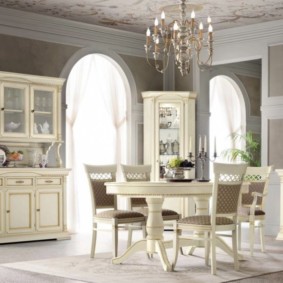 ruang makan di pilihan dapur