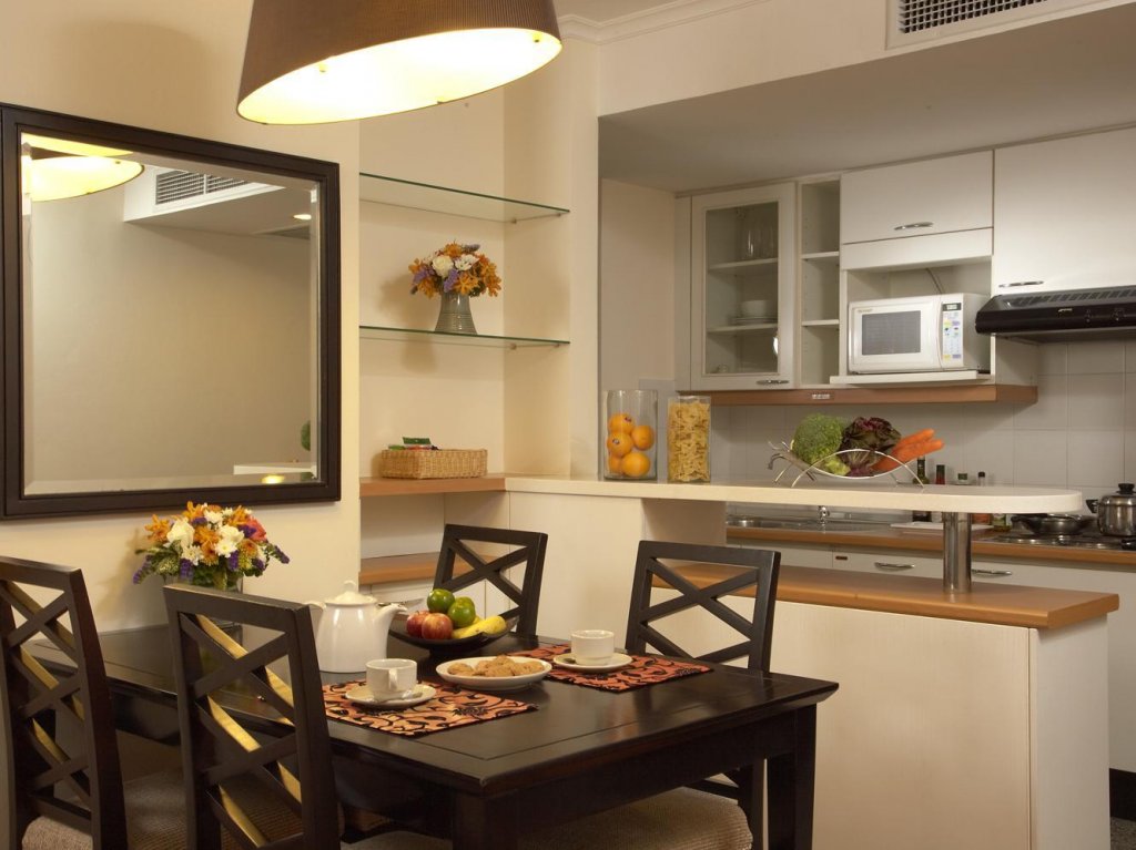 ruang makan di dapur jenis foto