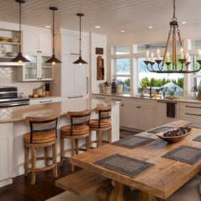 ruang makan di dapur