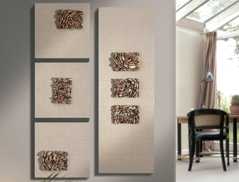 Minimalistische Wanddekoration