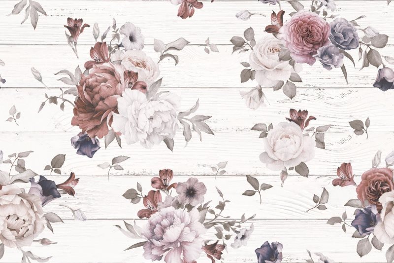 Dessins de fleurs Shabby Chic