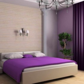 chambre lilas