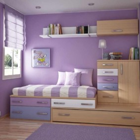 idées de photo de chambre lilas