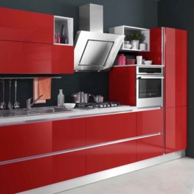 Κόκκινο ακουστικό με χειρολαβές